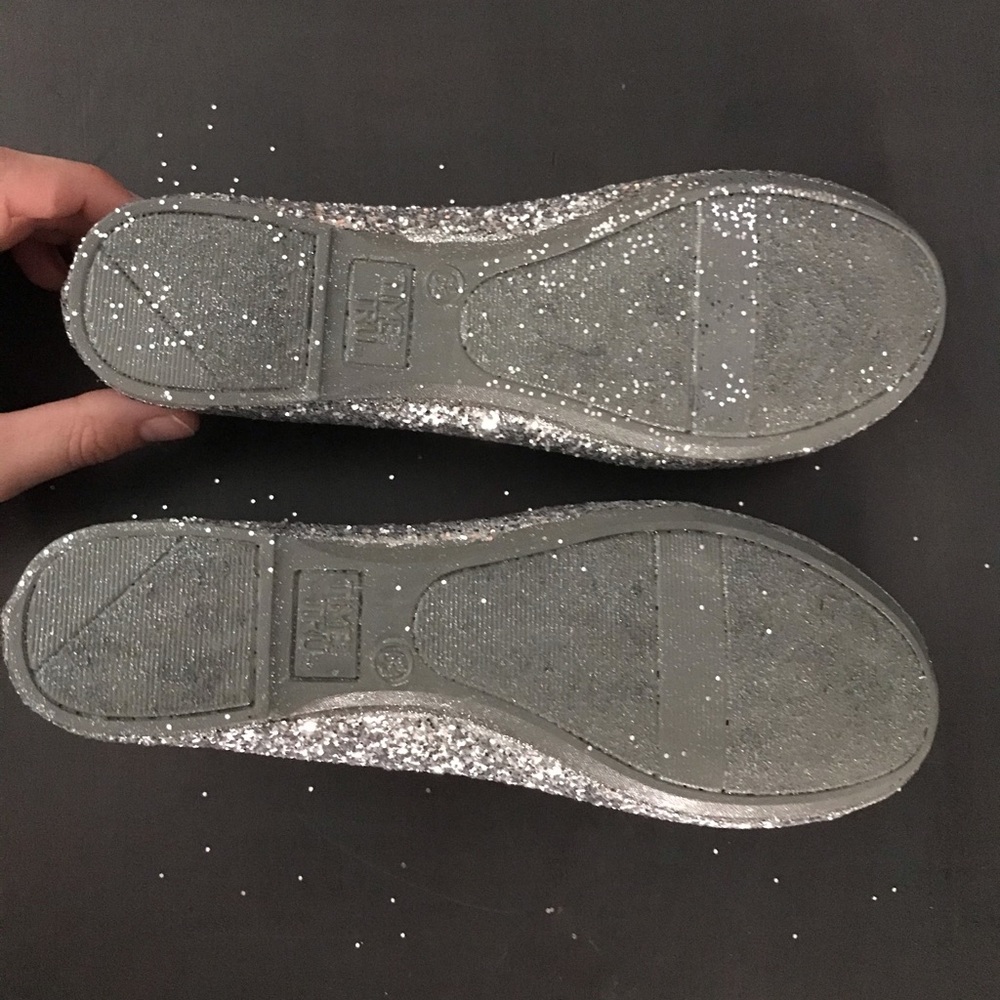 Hand made glitter flats